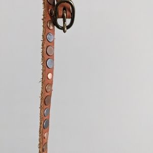 Women's Genuine Leather Skinny Belt